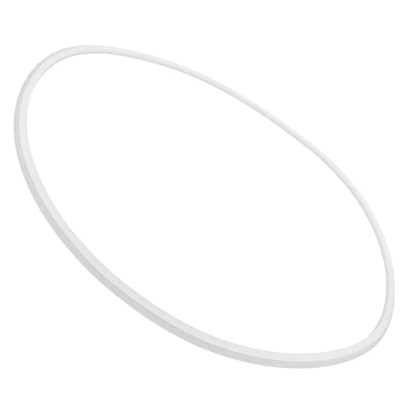 White Rubber Bar Stool Floor Protector Ring Easy to Use and Anti-Slip for Bar Chairs