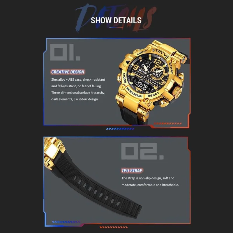 Smart Watch , Sports Luminous Electronic Watch Multi-function Cool Watch