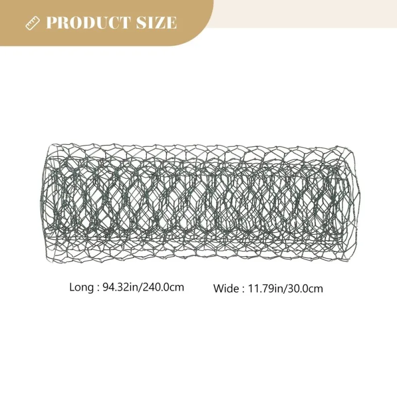 1 Roll of Flower Wire Net for Floral Arrangement Green Iron Rustic Crafts Celebration