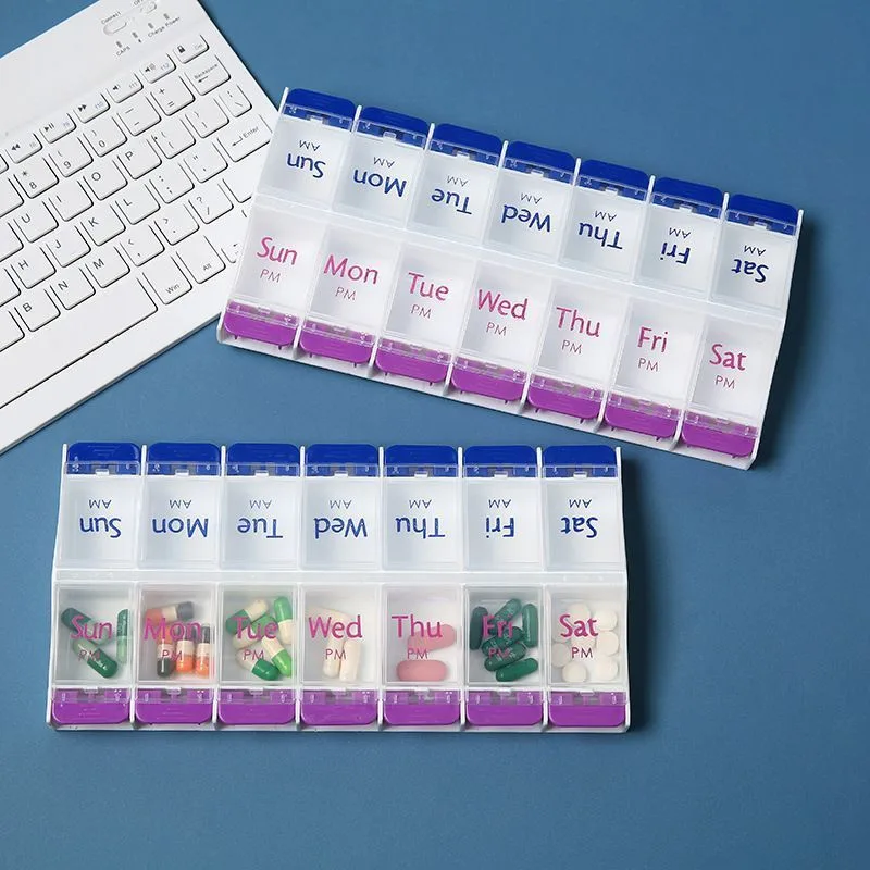 14 Grid Pill Box 14 Grid Pill Box