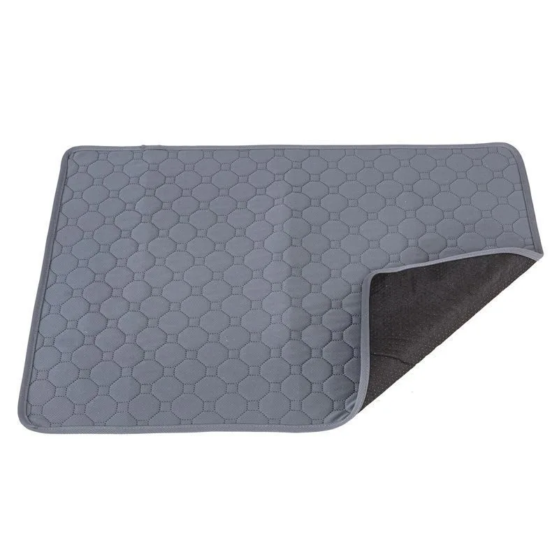 2pcs Grey Pet Pad, Size L (70×50cm)