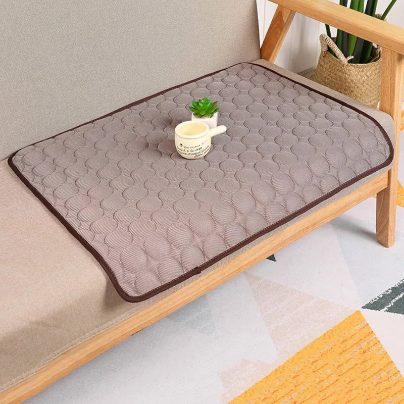 2pcs Coffee Pet Pad, Size S (50×35cm)