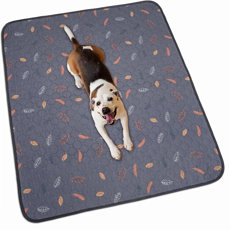 2pcs Coffee Ice Silk Pet Pad, Size XL (100×75cm)