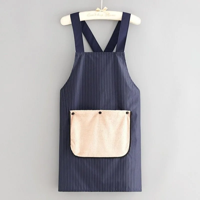 2-Pack Navy Waterproof Aprons 2-Pack Navy Waterproof Aprons