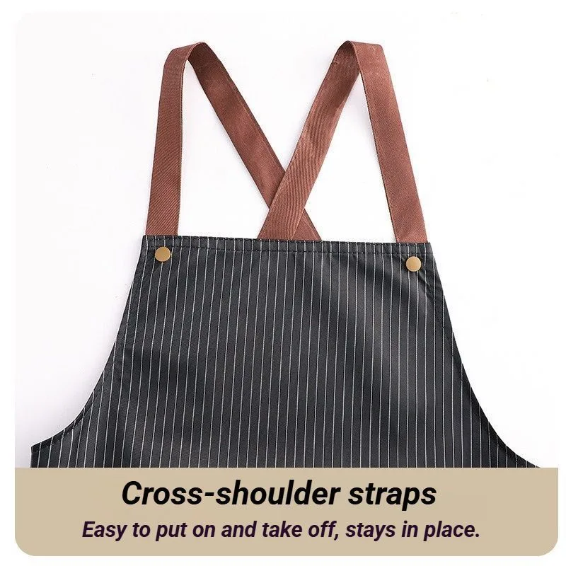 2-Pack Navy Waterproof Aprons