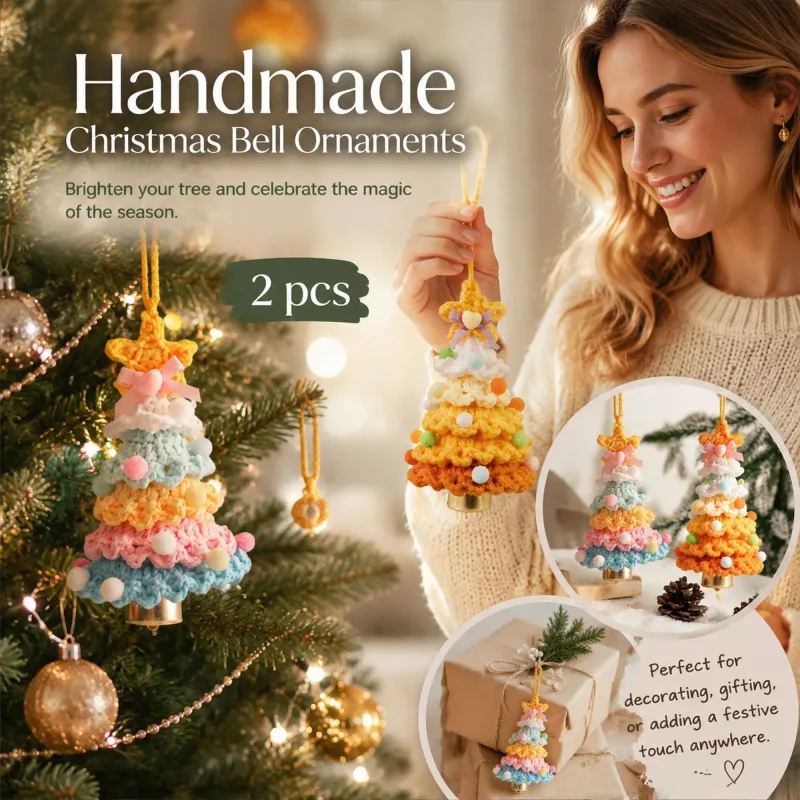 2 Pack Crochet Ornament D+G Rainbow 1 & Orange, Unique Decor Pair 2 Pack Crochet Ornament D+G Rainbow 1 & Orange, Unique Decor Pair