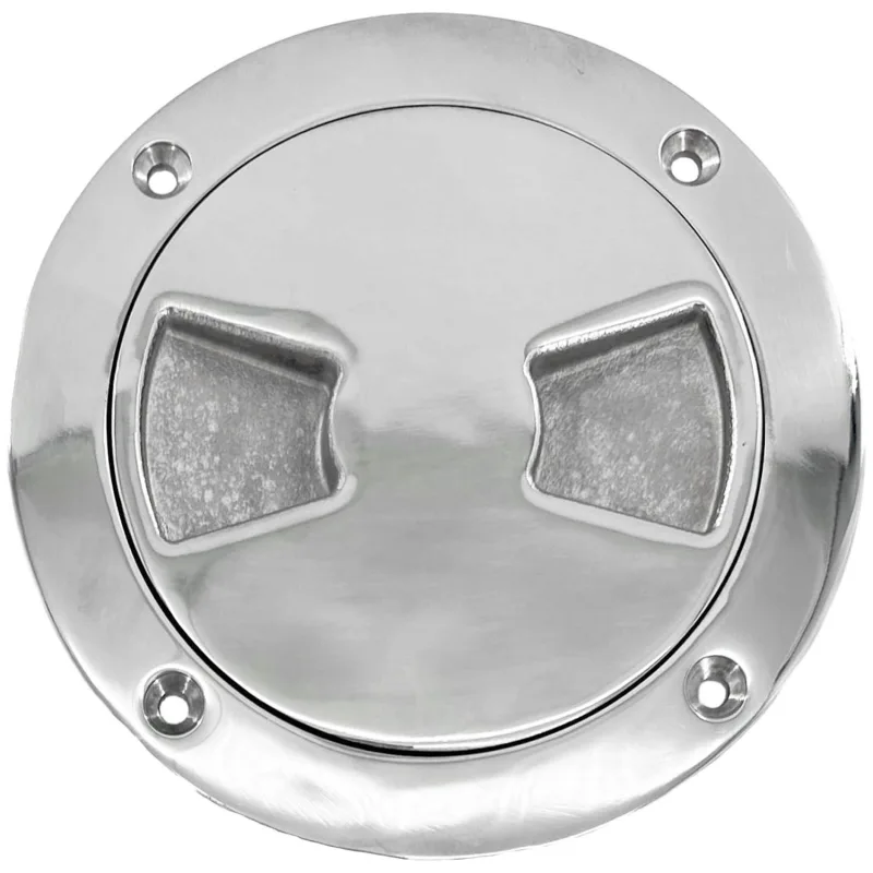 4 Inch 316 Stainless Steel Round Deck Plate Marine Yacht Hardware Fitting