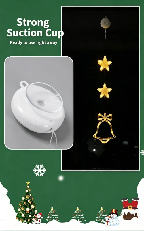 Warm White Cupid’s Arrow Heart LED Suction Lights, Battery Operated Romantic Christmas Curtain Lighting