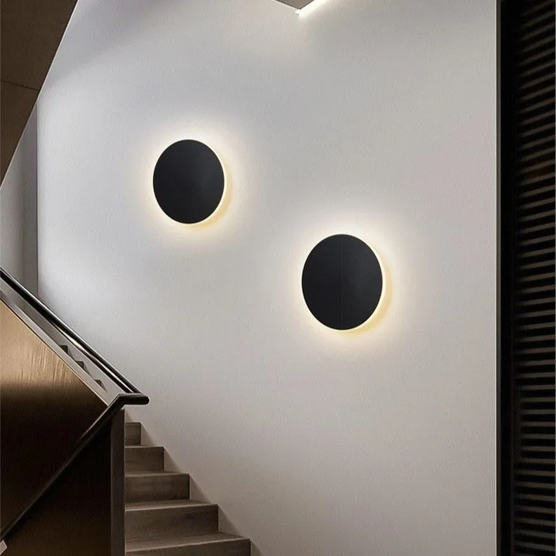 13CM White Regular Eclipse LED Wall Light Stepless Dimming