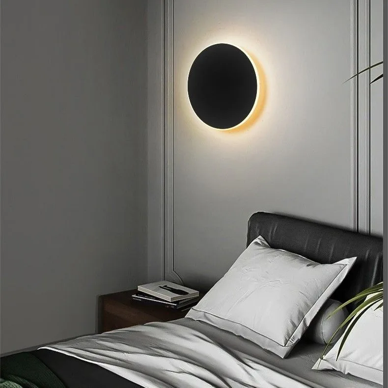 30CM White Sensor Eclipse Wall Light 2Pcs Stepless Dimming