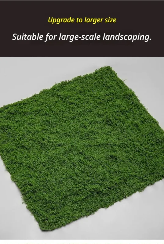 diy artificial moss lawn-New moss (light green thread style) 1m × 1m