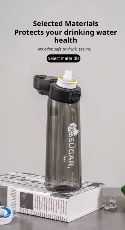 0 Sugar 0 Calorie Scented Water Bottle Blue
