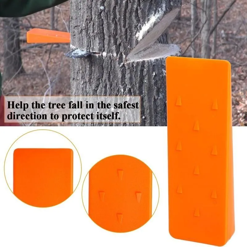 10 Inch Plastic Log Felling Wedges 2Pcs Farm Garden Tree Cutting Tool
