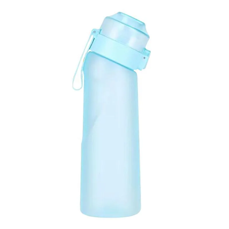 0 Sugar 0 Calorie Scented Water Bottle Matte Blue 7 Rings