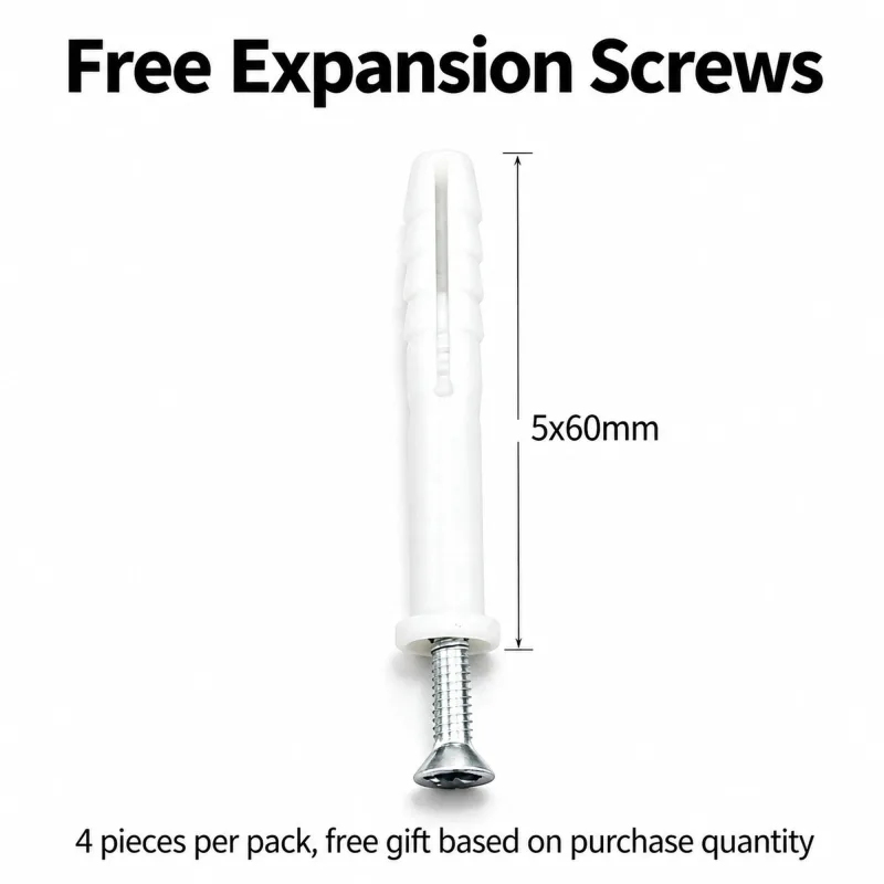 3″ Color Zinc Hidden T Bracket 4Pcs w/ 5×60&5×80 Screws