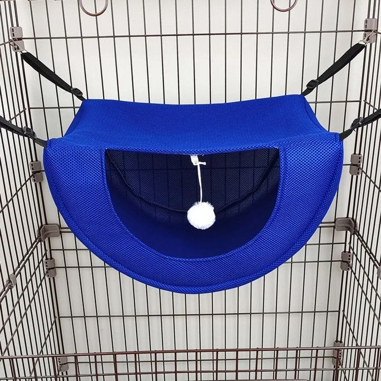 2 Pcs Cat Cage Hammock - Blue 47×38×28cm 2 Pcs Cat Cage Hammock - Blue 47×38×28cm