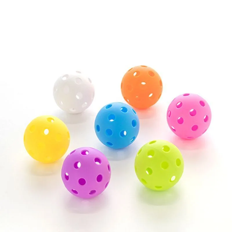 15Pcs 72mm Blue Pickleballs 26-Holes