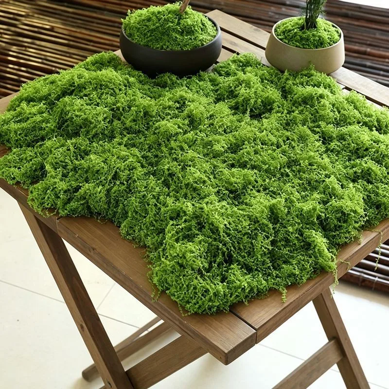 100g Light Green Artificial Moss 100g Light Green Artificial Moss