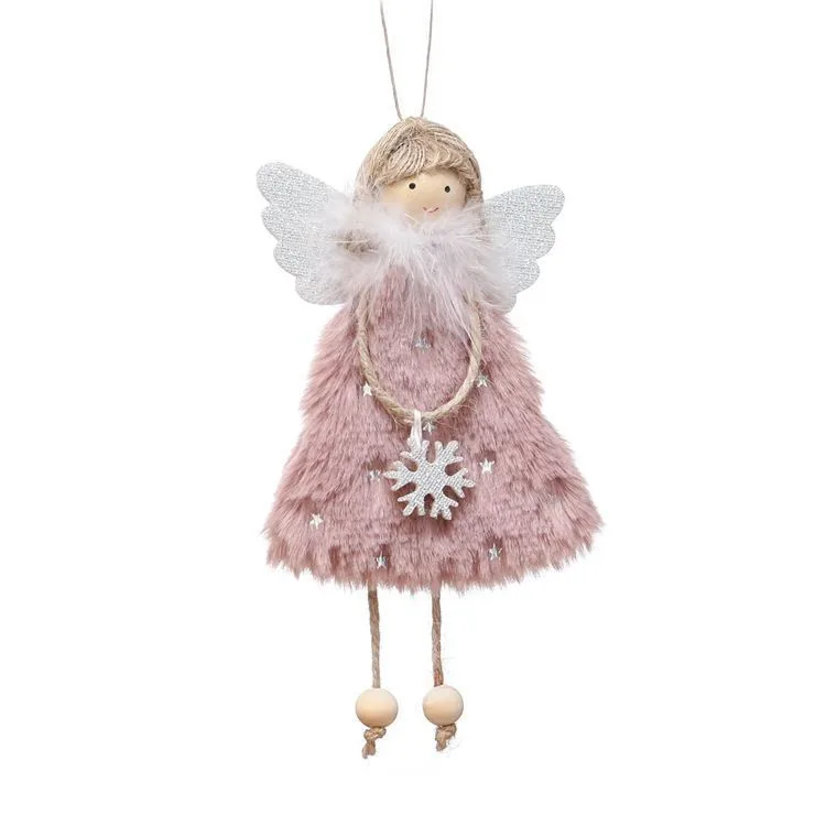 3Pcs Christmas Tree Angel Ornaments