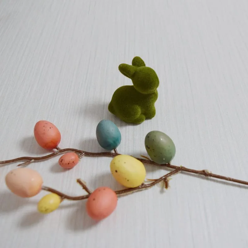 2PS Moss Bunny Decor 7.4cm High