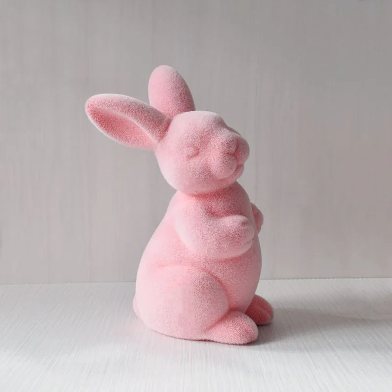 Moss Bunny Decor 8cm High