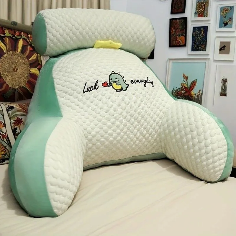 1 cushion, includes pillow core for comfortable back support, ergonomic lumbar support, soft cartoon cushion, suitable for beds, sofas, office, and home decor, a thoughtful birthday gift for friends and family. 60x40CM. – Yellow