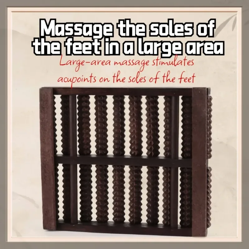 “Better Than Acupressure! The Solid Wood Foot Roller Families Love, Relieves Pain All Day Long”