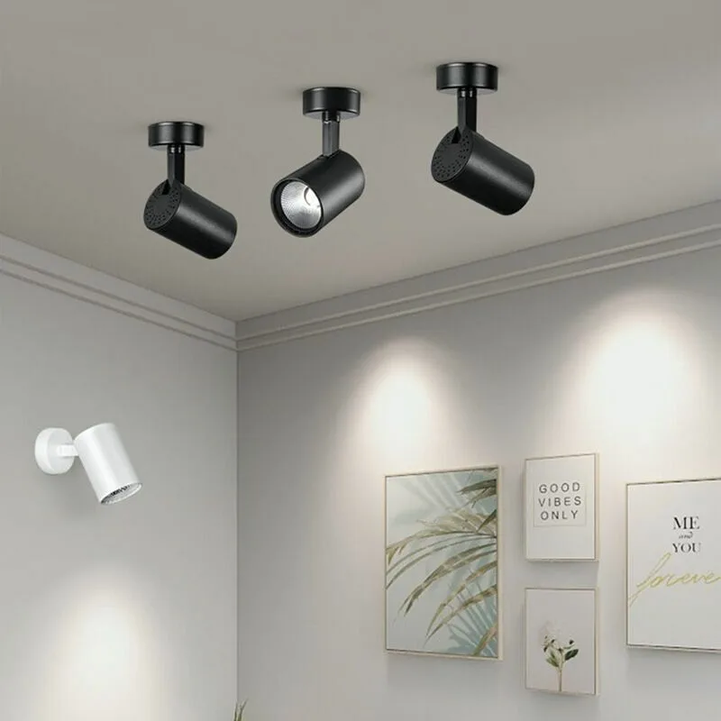 Spot Plafond Black, Mat Pivotant, Orientable Spot of Indoor