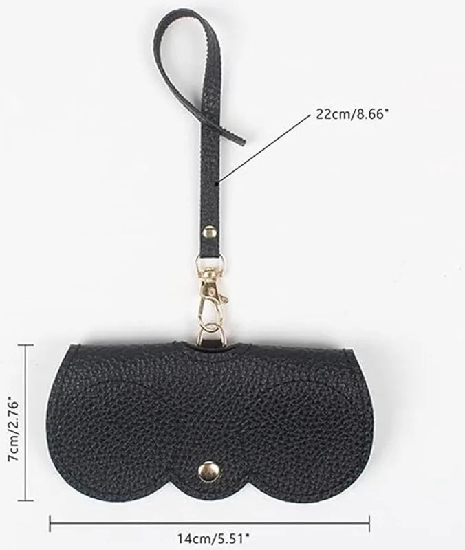 4 Piece Flat Soft Sunglasses Case Set for Travel and Multiple Glasses