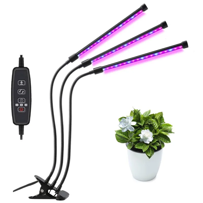 60 LED Full Spectrum Grow Light with 3 Timers, MultiColor 60 LED Full Spectrum Grow Light with 3 Timers, MultiColor