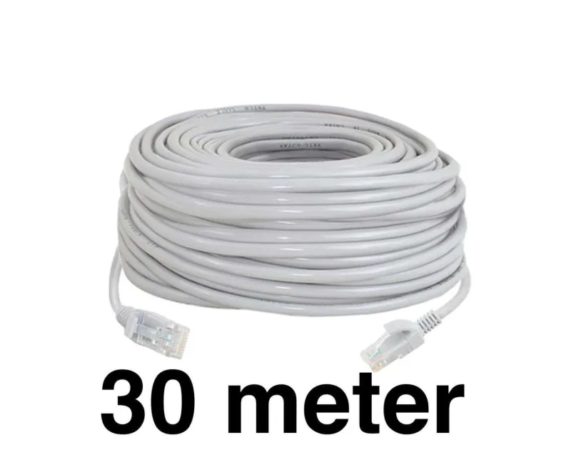 30m Cat5e Ethernet Cable, Grey 30m Cat5e Ethernet Cable, Grey