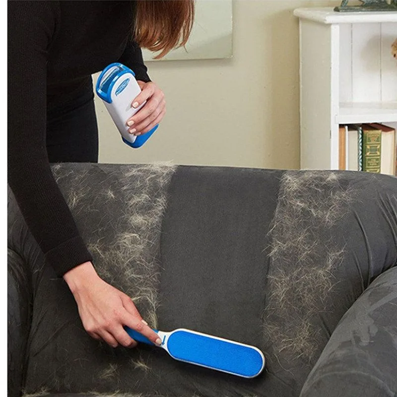 2 Pack Fur Remover Brush – Self-Cleaning, MultiColor
