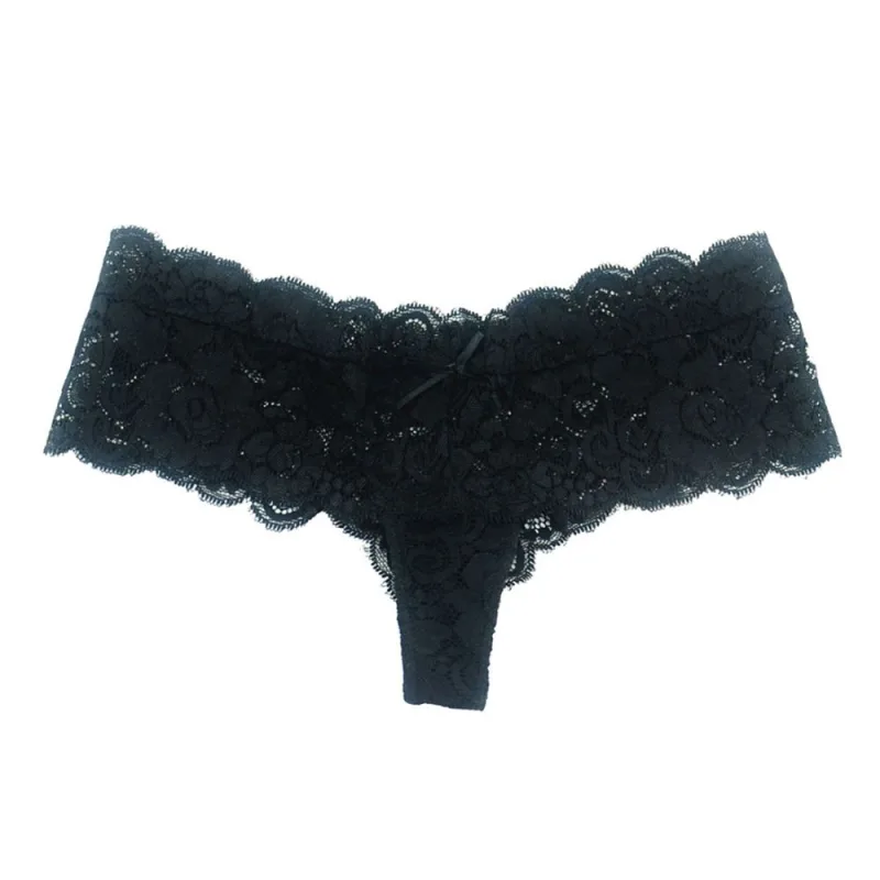 6-pack half-string lace panties, 6 colors
