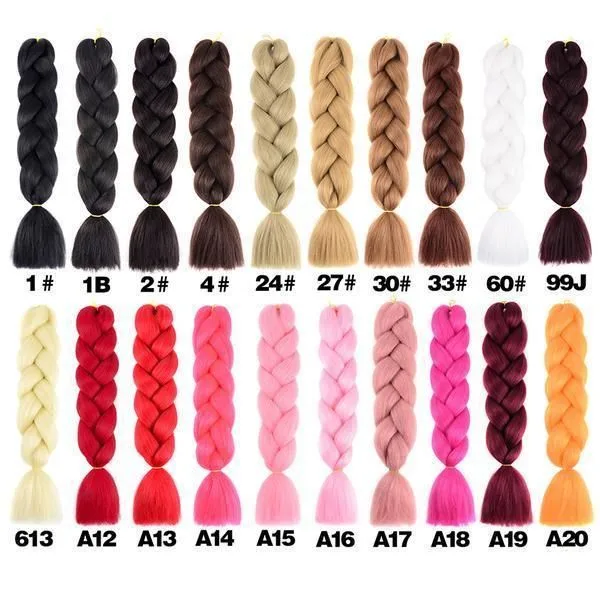 Giant braids reggae braids gradient braids, beige
