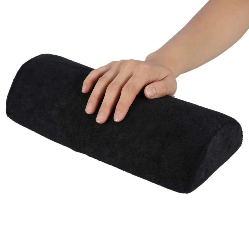 Leopard Nail Cushion Wrist Support for Manicure, UV Gel Acrylic Nail Art