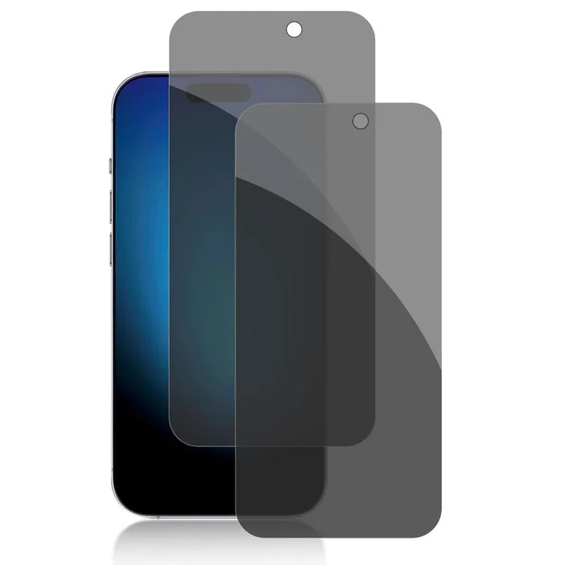 2pcs iPhone 13 Pro Privacy Screen Protector, with iPhone 13 Pro