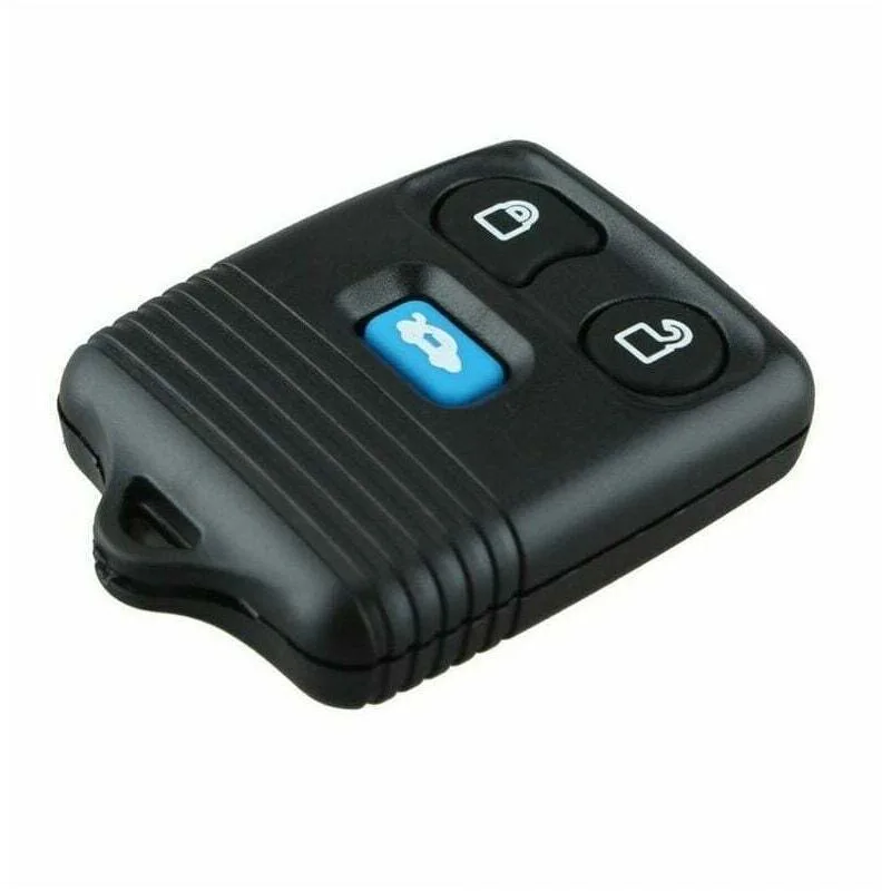 2 Pcs Black 3-Button Replacement Remote Key 433 MHz Compatible with Ford Transit Mk6 2000-2006 Connect 2000-2007