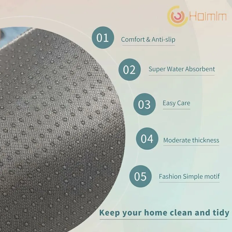 2 Pcs Non-Slip Kitchen Mats, Absorbs Water and Oil, Dust Resistant, 40 x 60, 40 x 120 cm