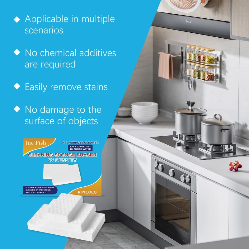 6 Pack Melamine Cleaning Sponges Double Density