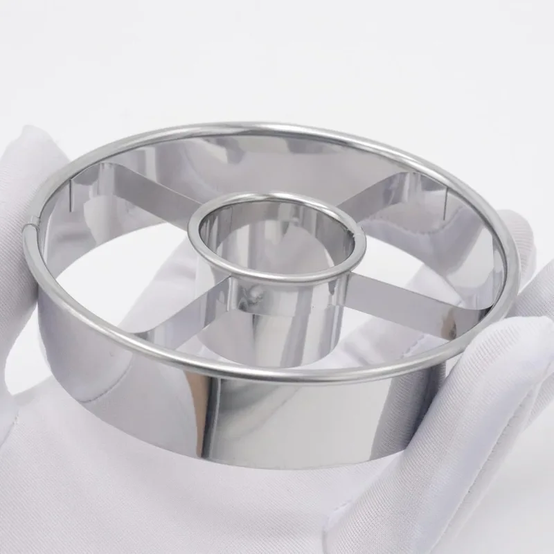 2 Piece Stainless Steel Donut Mold Set, 3.86 Inch