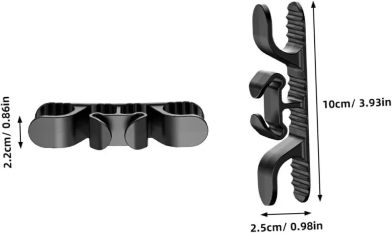 6 Piece Self Adhesive Cable Holders for Kitchen Appliances