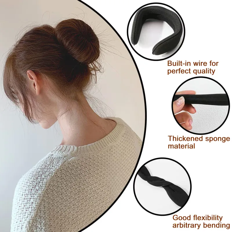 6 Pack Hair Bun Makers