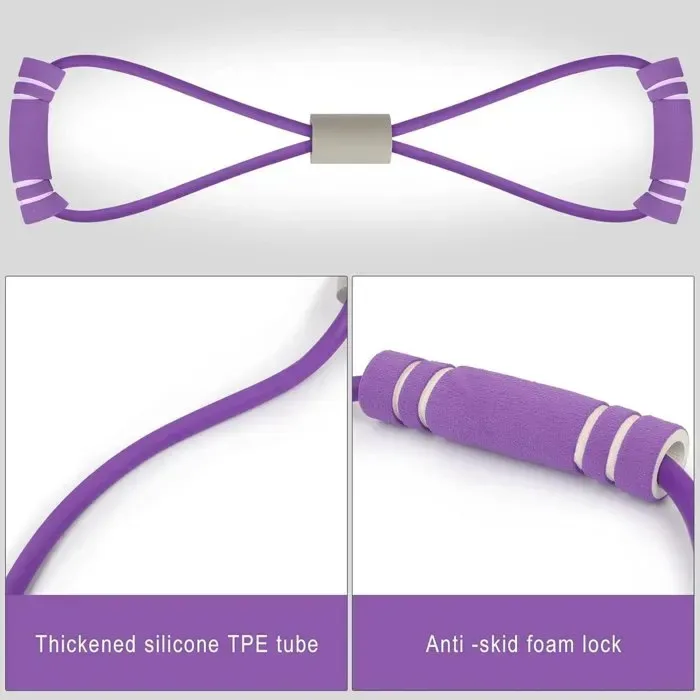 2 Pack Figure 8 Resistance Bands