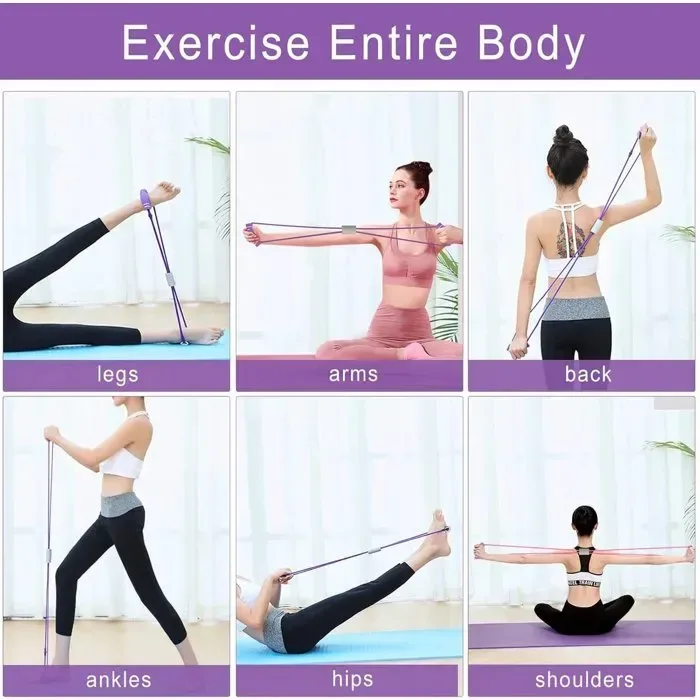 2 Pack Figure 8 Resistance Bands