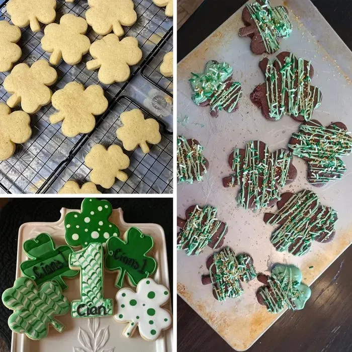 3 Pack Shamrock Cookie Cutters