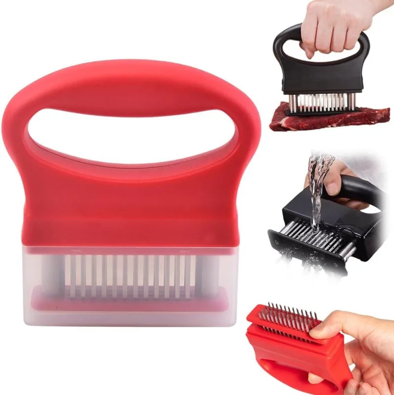 48 Needle Stainless Steel Meat Tenderizer 48 Needle Stainless Steel Meat Tenderizer