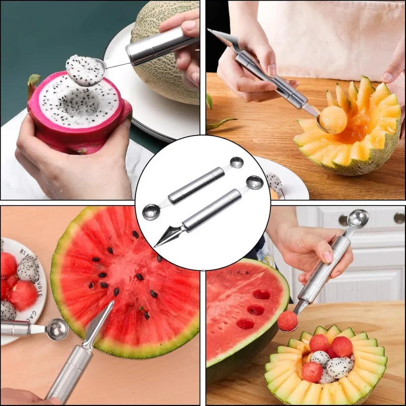 2 Pack Stainless Steel Melon Ballers 2 Pack Stainless Steel Melon Ballers