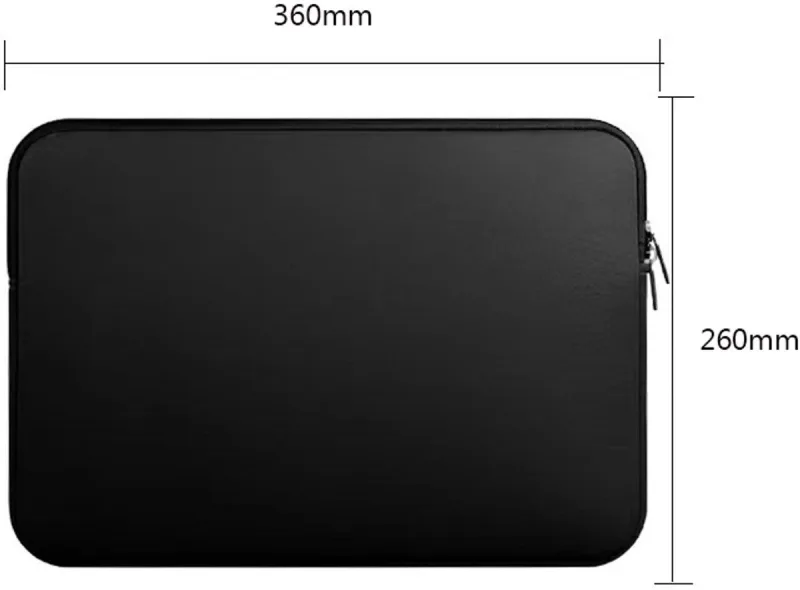 Laptop Sleeve Shockproof Scratchproof Zipper Bag for 14 Inch Laptop, 14 Inch