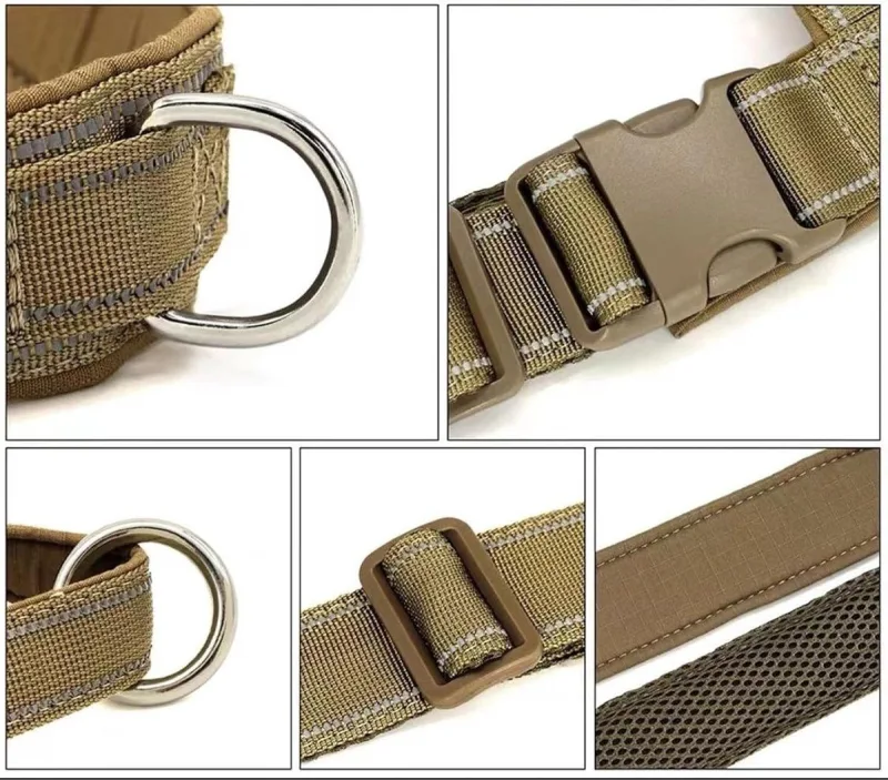 No-Pull Dog Harness with Padded Handle, Reflective, Escape-Proof, Quick Adjustable for Small to Medium Dogs, Black, Size L
