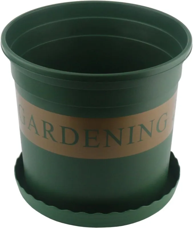 5 Durable Nursery Pots with 5 Pallets, Garden Planter Plant Containers, 3 Gallon
